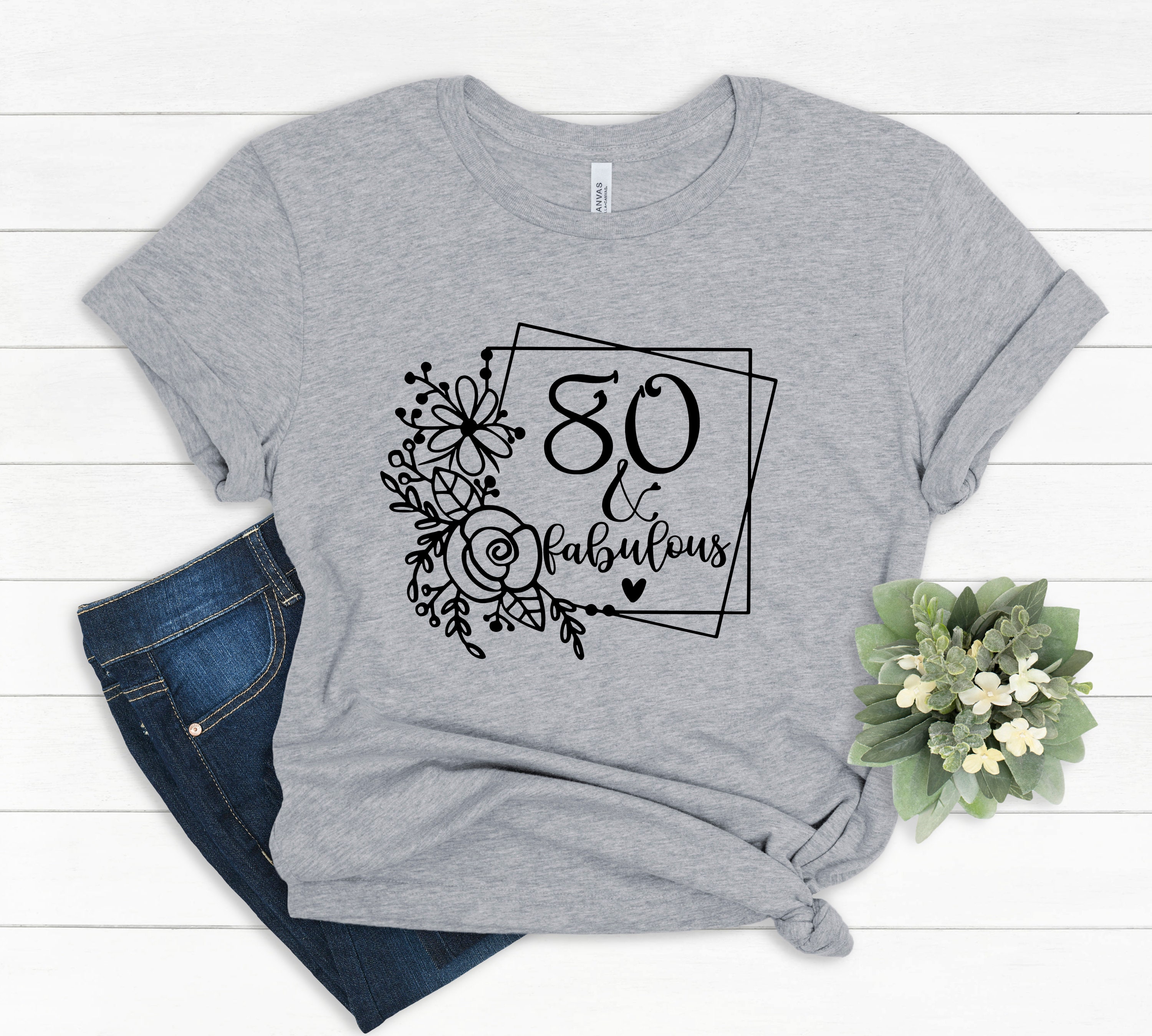 80th Birthday T Shirt 80 & Fabulous Vintage Retro 1941 | Etsy