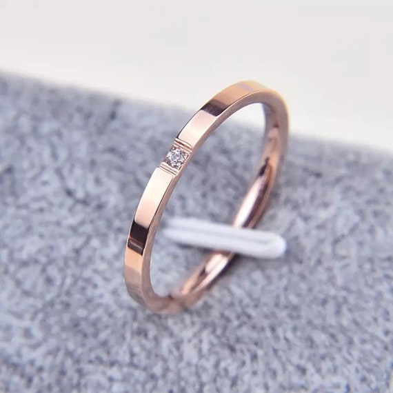 2mm Plain Band Toe Ring or Midi Finger Ring free Gift Box - Etsy Israel