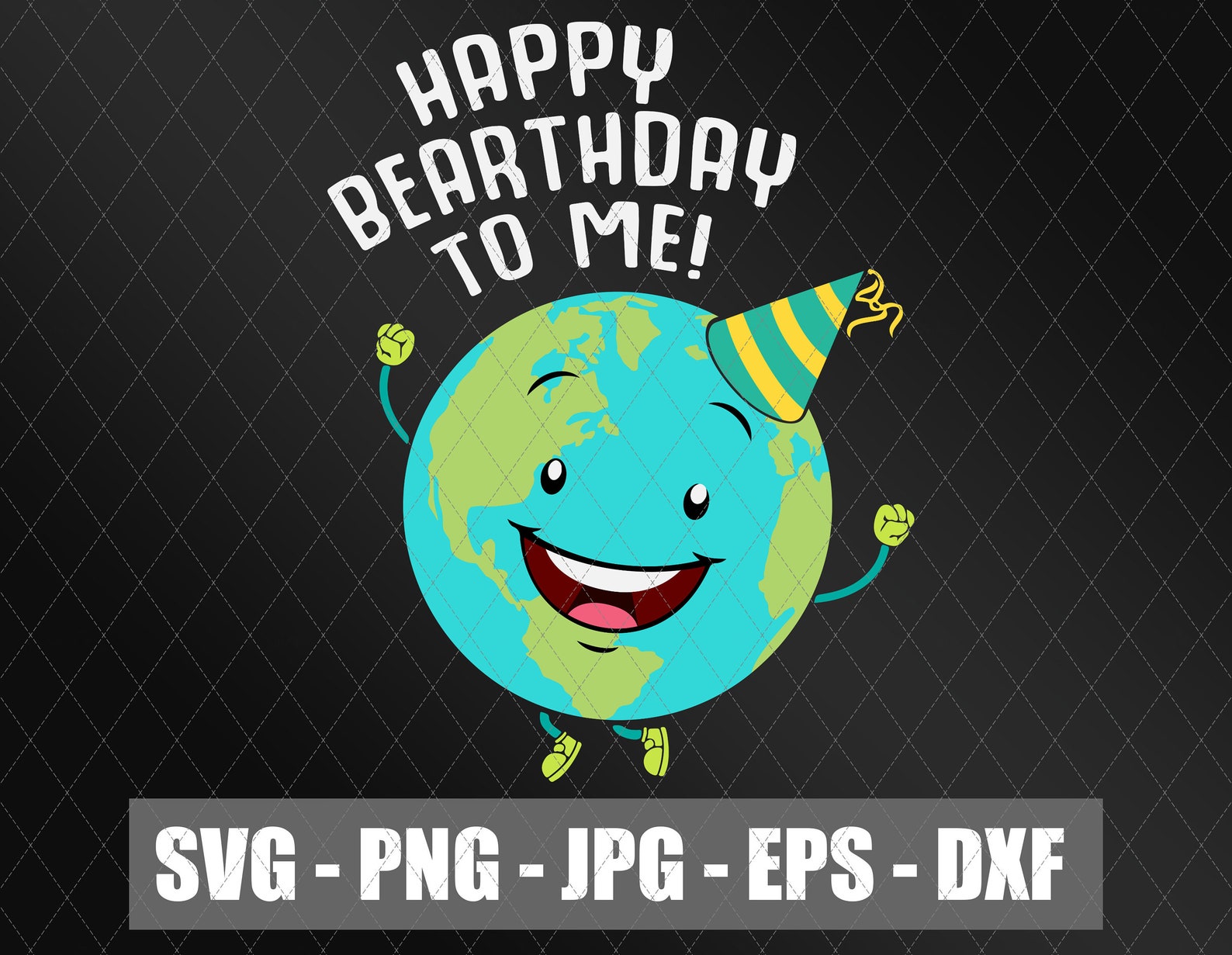 Happy Birthday Earth Day Svg Happy Earth Day Svg Love Our Etsy