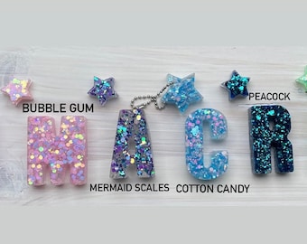 Custom Resin Keychains & Gift Bag Tags