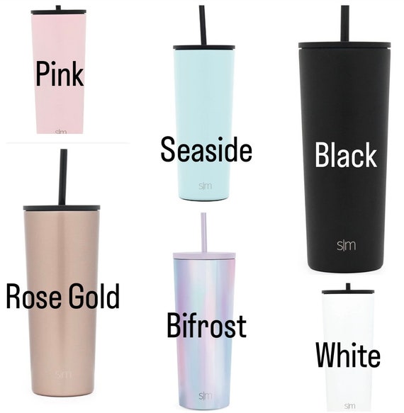 Simple Modern 24oz Insulated Stainless Steel Classic Tumbler with Straw  Black