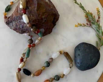 Boho Semi-Precious Stone Necklace