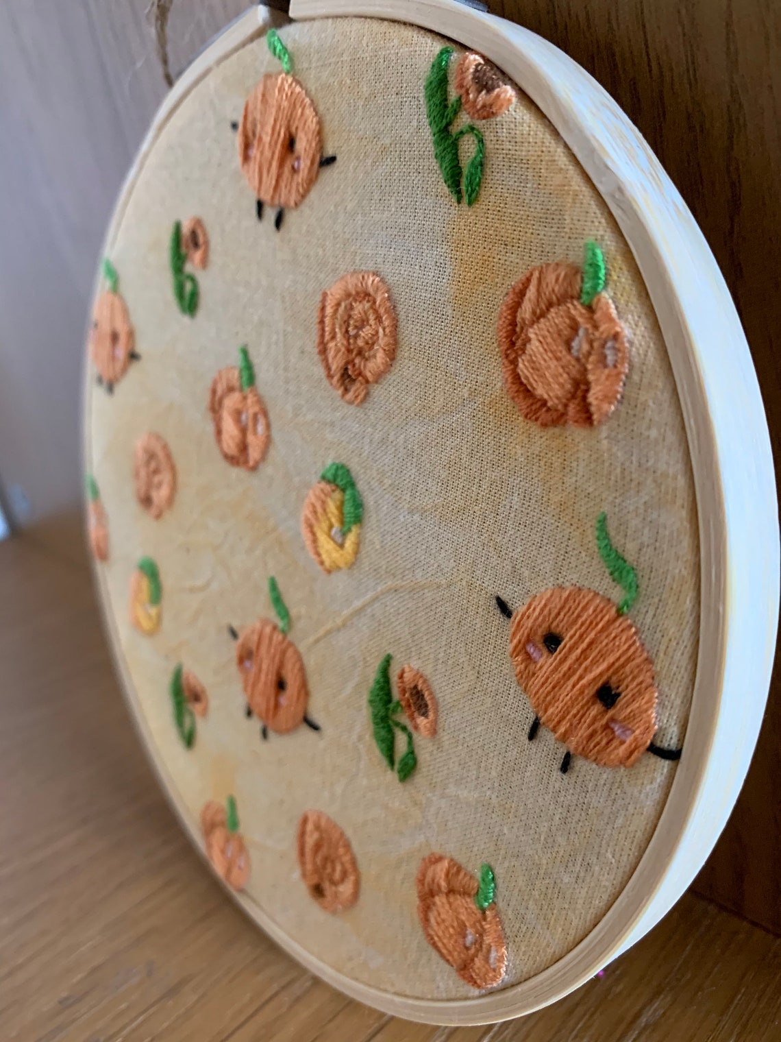 Stardew Valley Embroidery Hoop Orange Etsy