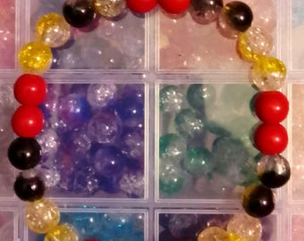 Cars Movie Inspired Beaded Bracelets