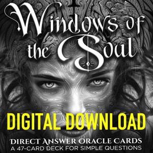 50 Card Direct Answer DIGITAL DOWNLOAD Indie oui et non Oracle Deck, voyance, cartes de divination, cartes oracle
