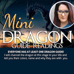Mini Version, Who is Your Dragon Guide Reading, Dragon Guides, Psychic Reading, Spirit Guides,