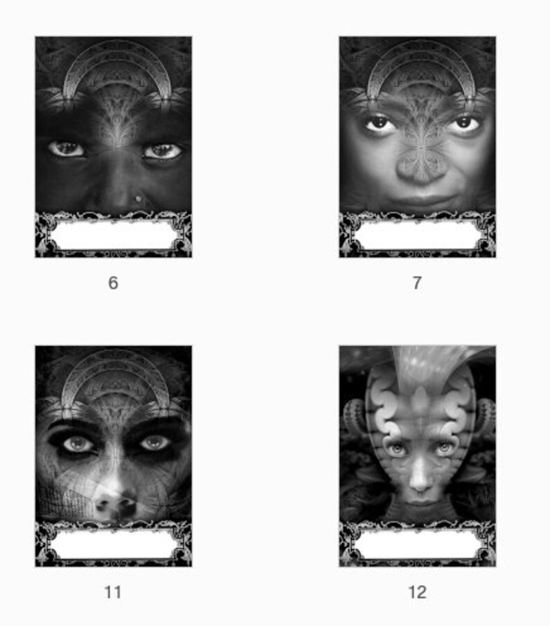 Customize Your Own 50 Card Direct Answer DIGITAL DOWNLOAD Etsy