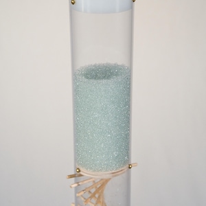 Small Glass Microbeads Rainstick: Medium Loud 90 Second Sound Healing Instrument