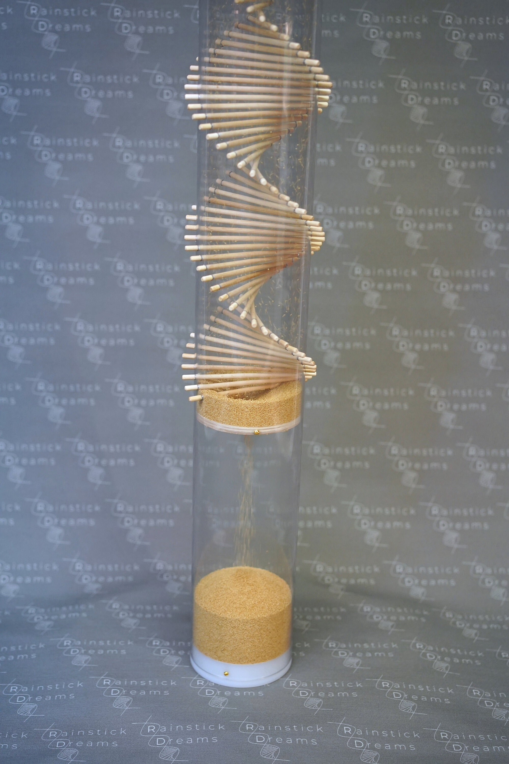 XL Amaranth Rainstick Longest Duration Clear Spiral Rain Etsy Australia