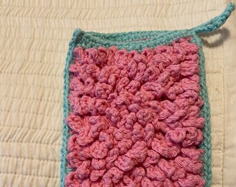 Soft and scrubby bath mitt