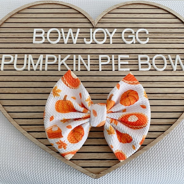 Pumpkin Pie Bow