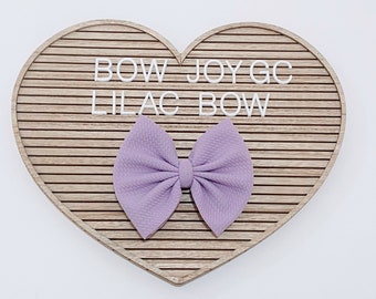 Lilac Bow