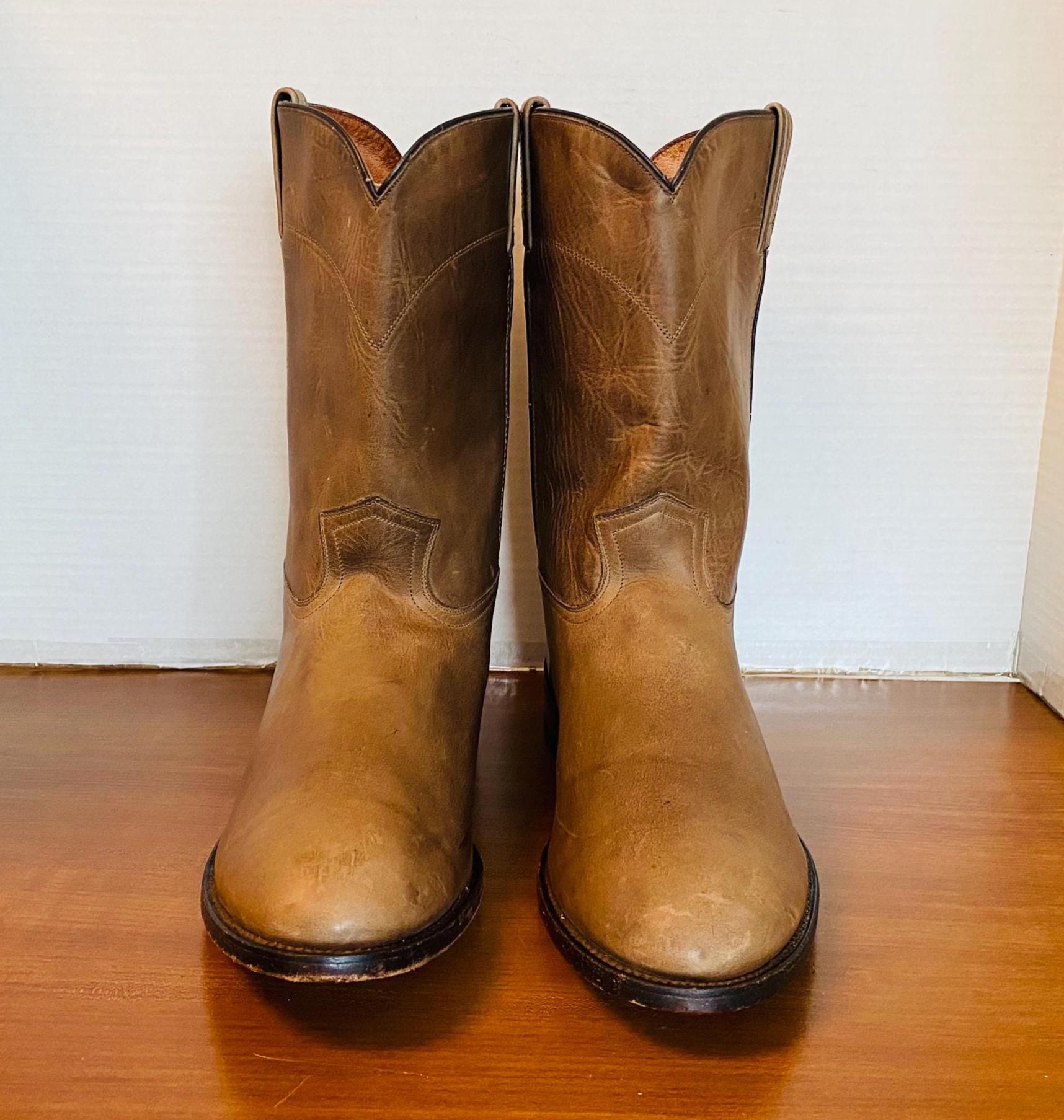 Caborca, Mens, Stone Leather Hand Made Western Boots, MX 30.5 / US 