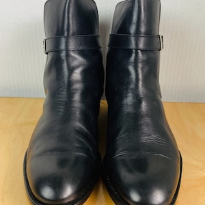 Joseph Abboud Mens Black Suede Dress Boots, 10.5. - Etsy display picture 1