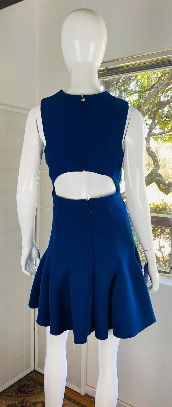 CARVEN, Blue Pleated Mini Dress, 10. - image 2