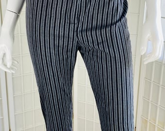 JACQUEMUS, Womens Striped High Waisted Pants, 6.