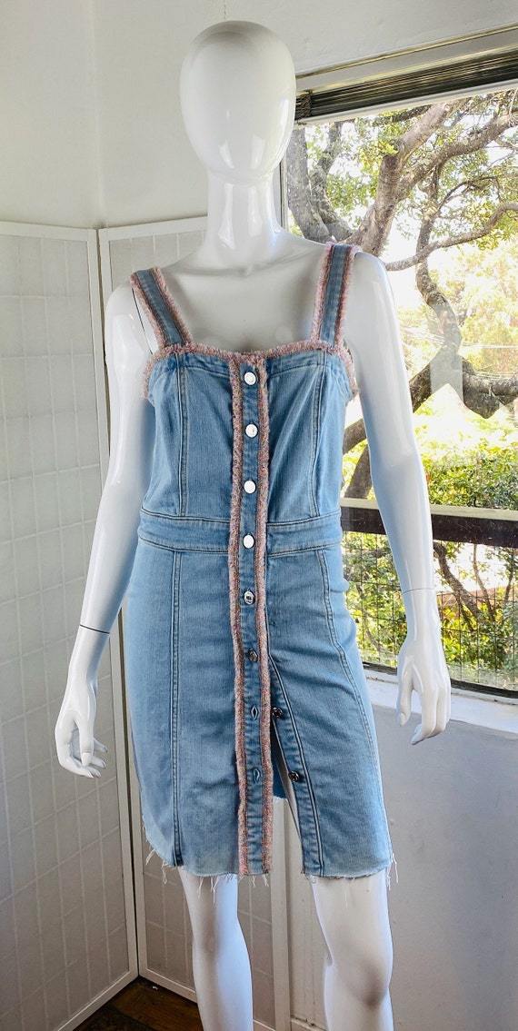 NWT, 7 for All Mankind Light Wash Denim Overalls D