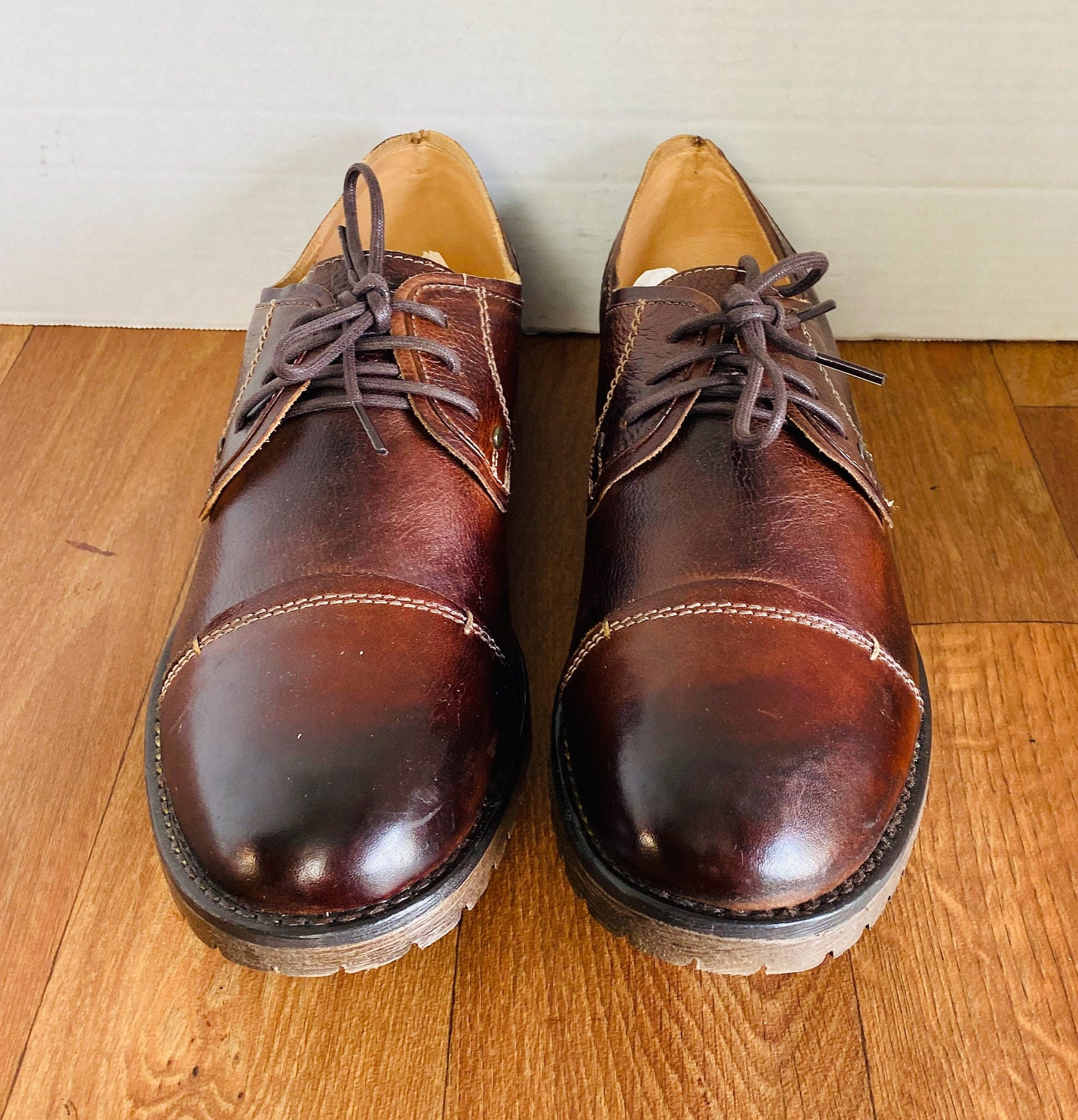 NWOB, Bed Stu Mens Leather Cap Toe Shoes, 9.5. - Etsy display picture 3