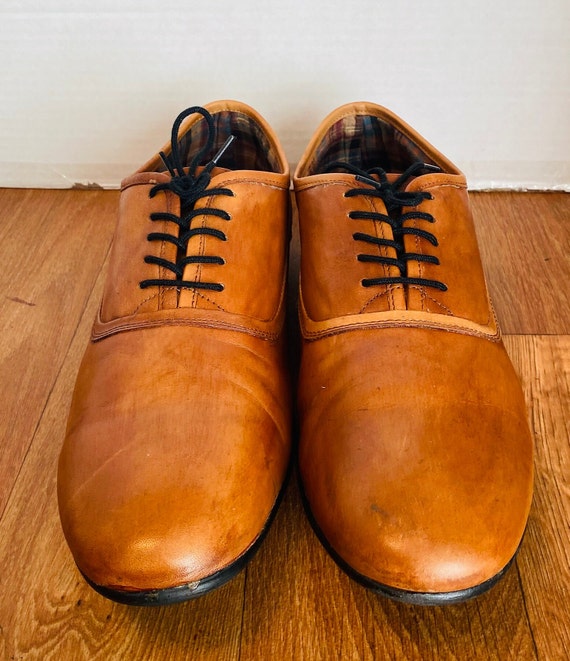 Bed Stu Men's Oxfords Brown Leather Plain Toe Dre… - image 1