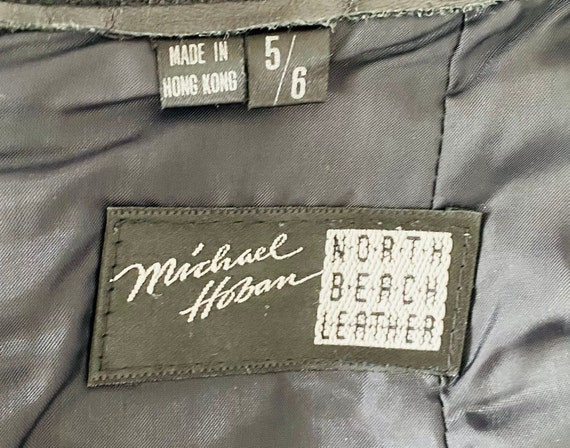 Vintage Michael Hoban, North Beach, black leather… - image 3