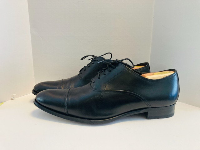 Too Boot New York Medallion Derby Dress Shoes Mens 11 Wedding Formal Business Too Boot New York, Derby, Black Leather Dress Shoes. 10.5  main image 4