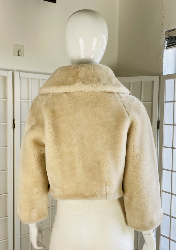 Vintage Livingston Bros. Faux Fur Cocktail Jacket… - image 2