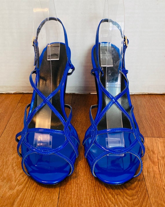 NWB, RACHEL COMEY, Blue Patent Leather Slingback S