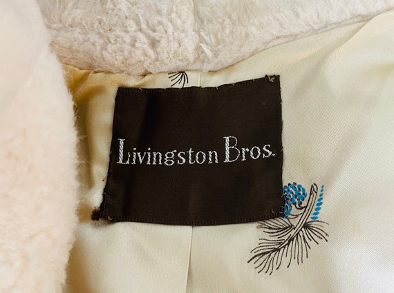 Vintage Livingston Bros. Faux Fur Cocktail Jacket… - image 3