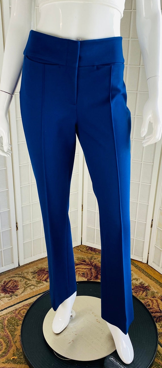 DOROTHEE SCHUMACHER, Blue Stretch Pants, M.