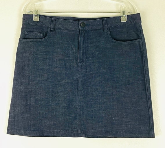 Vintage A.P.C denim mini skirt, 42. - image 1