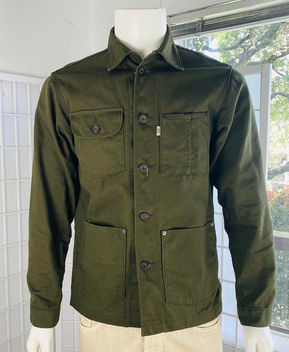 NWT Railcar Fine Goods Mens Moss Color Chore Coat M. Etsy