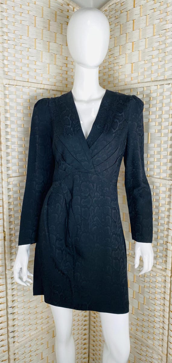 Sandro, NWT, SANDRO, Black Print Mini Dress, L.
