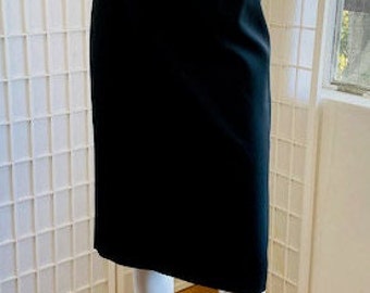 Vintage Gianni Versace black high waisted skirt, 42.