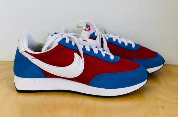 Vintage Nike Tailwind Battle Blue Gym Red Tennis Shoes 8. - Etsy Hong Kong