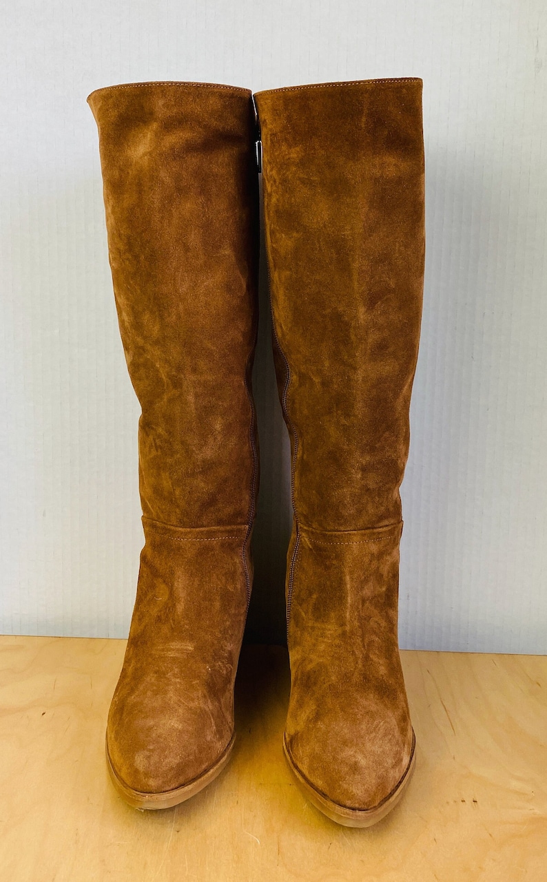 Italeau Women's Suede Zip up Boots, 41. - Etsy