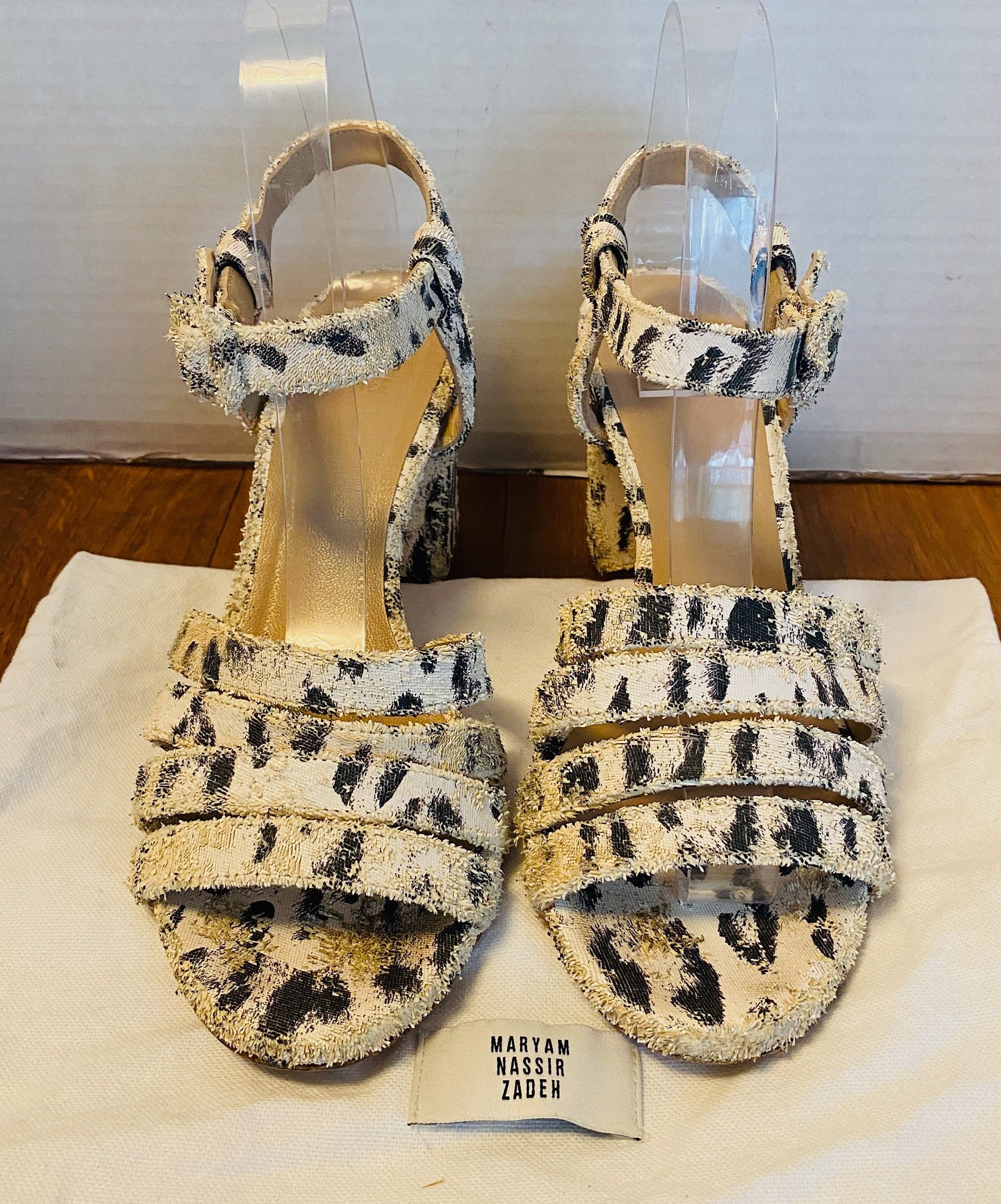 MARYAM NASSIR ZADEH ダルメシアン柄ミュール（39サイズ） MARYAM NASSIR ZADEH ダルメシアン柄ミュール（39サイズ