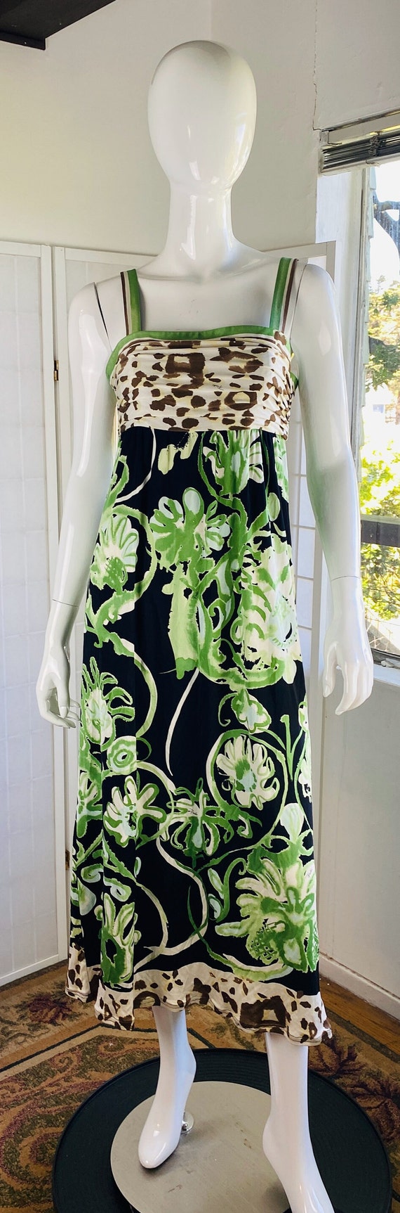 Sold Vintage Emilio Pucci Silk Jersey Print Long Sleeve Day Dress 1960 –  Palm Beach Vintage