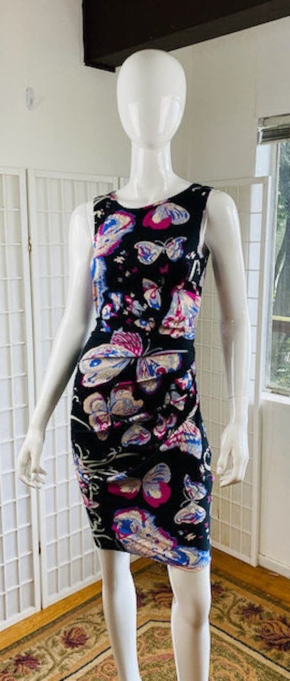 Vintage Rosemond 1960's Emilio Pucci Butterfly Printed Dress