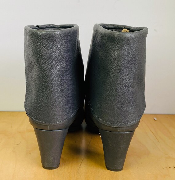 Bally Grey Leather Ankle Boots, 10. - image 3