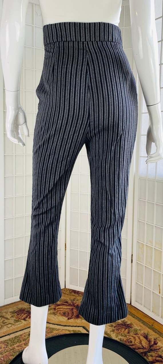 JACQUEMUS, Womens Striped High Waisted Pants, 6. - image 2