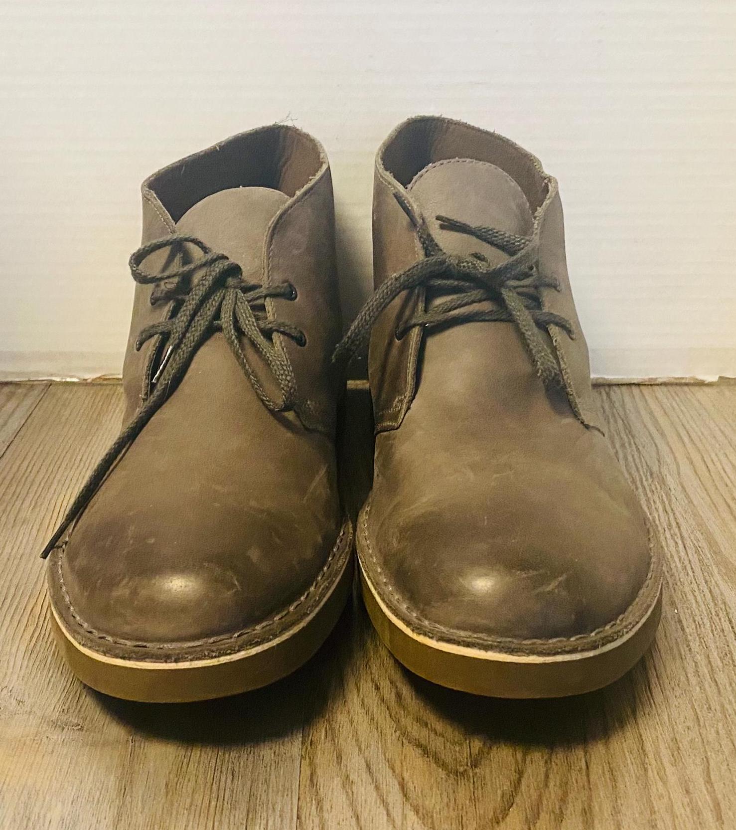 Clarks Mens Desert Grey Leather Boots, 10.5 M. - Etsy display picture 3