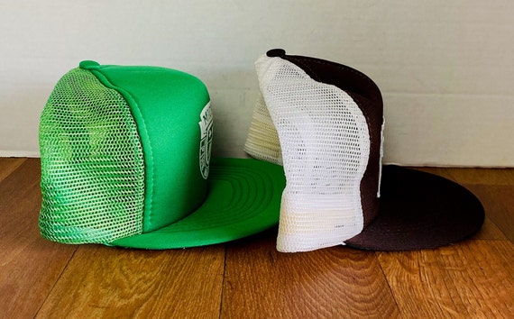 2 Vintage Baseball Style Snap Back Hats. - image 2