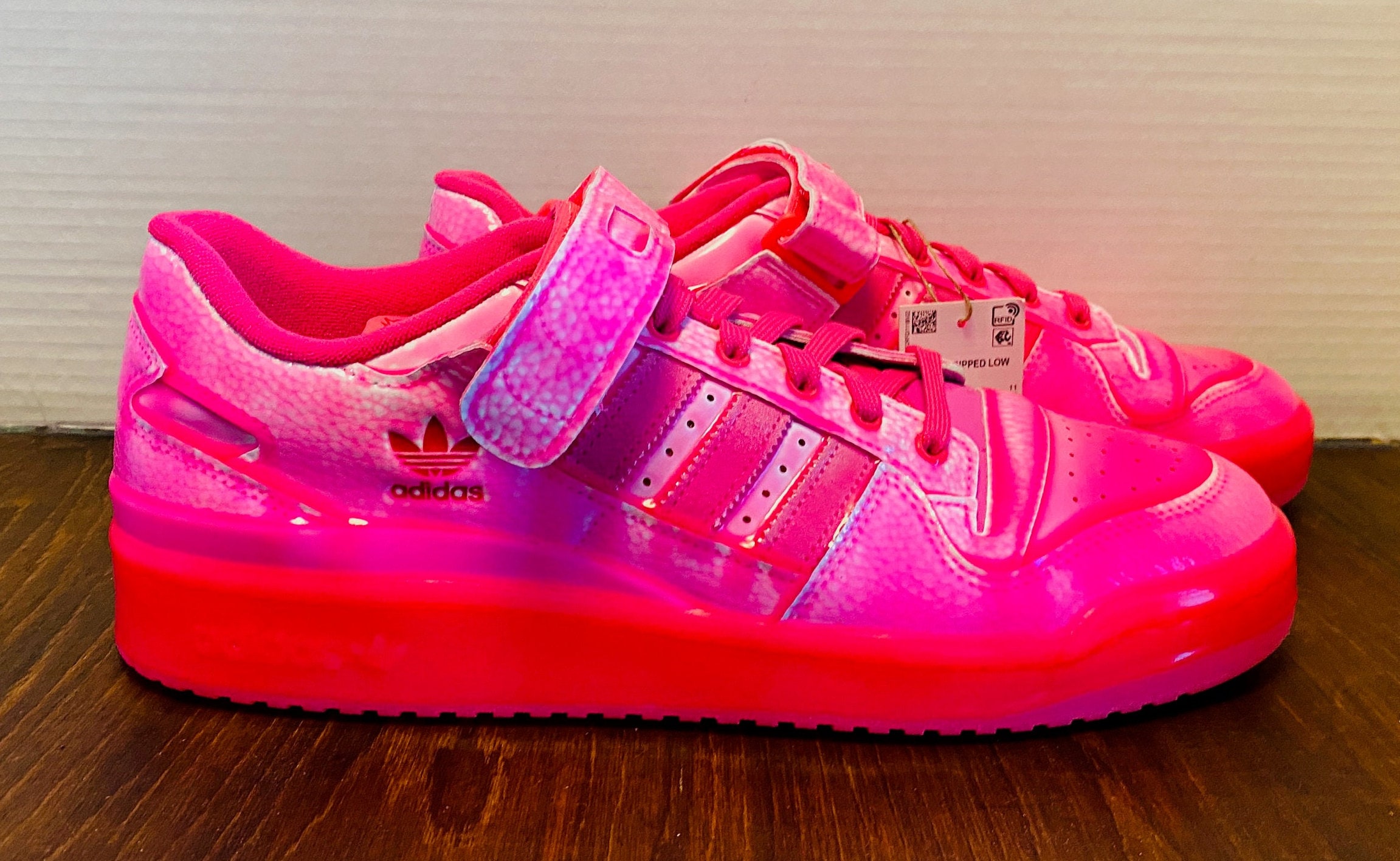 jeremy scott adidas pink