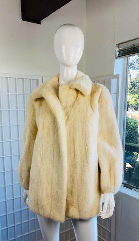 anne klein fur coat