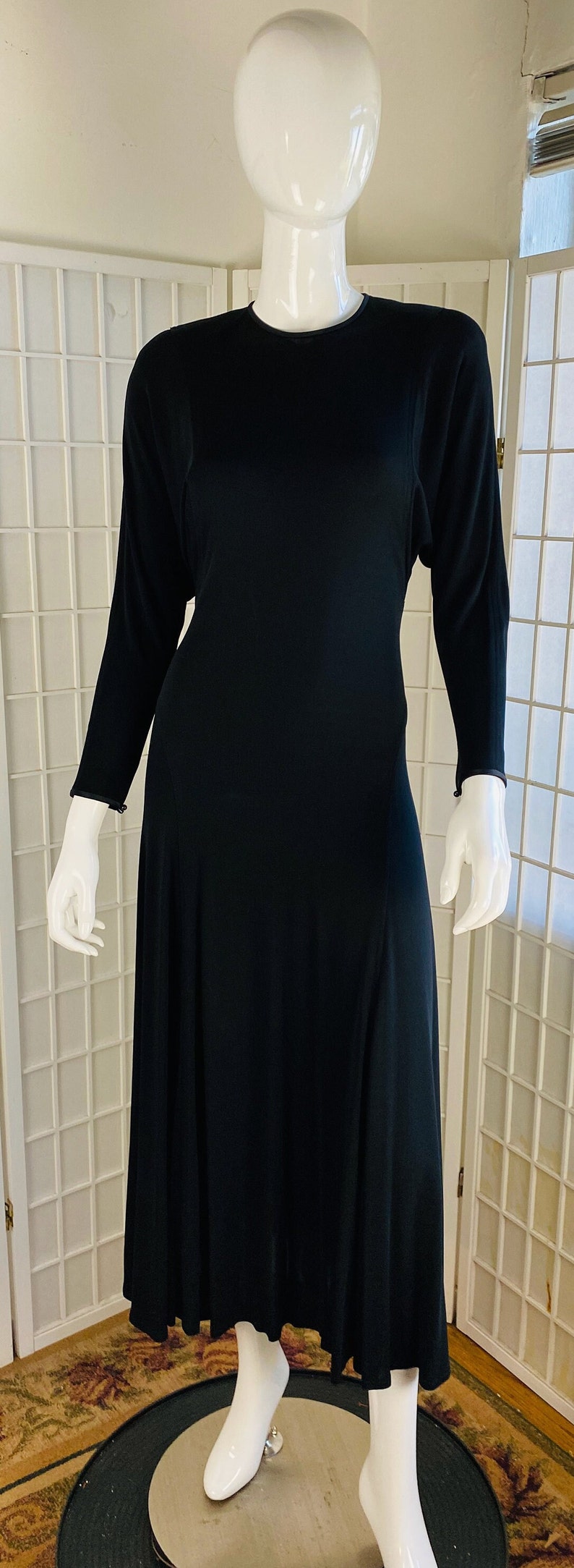 Vintage Saks 5th Avenue Tom & Linda Platt Black Jersey - Etsy