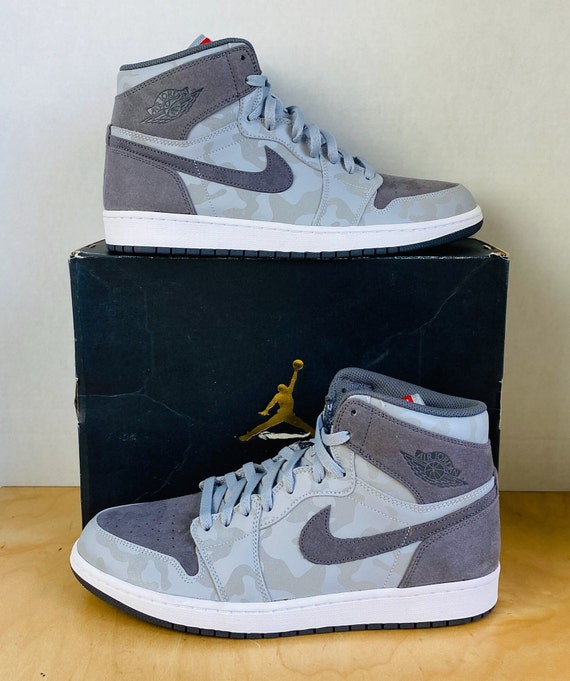 Vintage AIR JORDANS 1 RETRO High Premium Grey Came