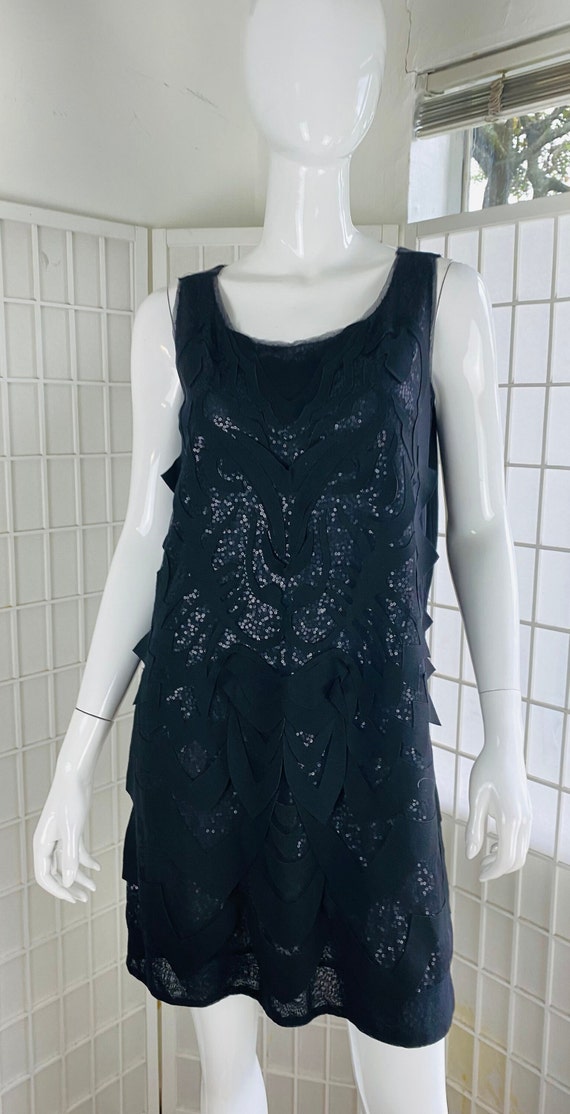 VIVIENNE TAM, Black Mini Dress, M.