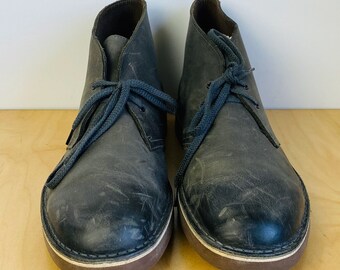 Clarks Mens Dark Desert Boots, 10M.