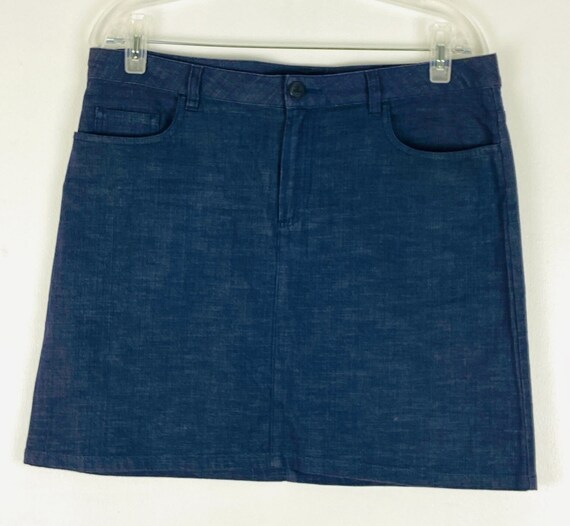 Vintage A.P.C denim mini skirt, 42. - image 4