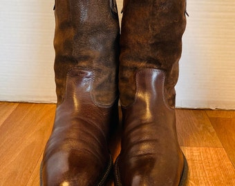 To Boot New York Adam Derrick Mens Brown Leather Boots, 10  display picture 1